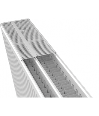 На фото Сталевий радіатор  Hi-therm тип 33