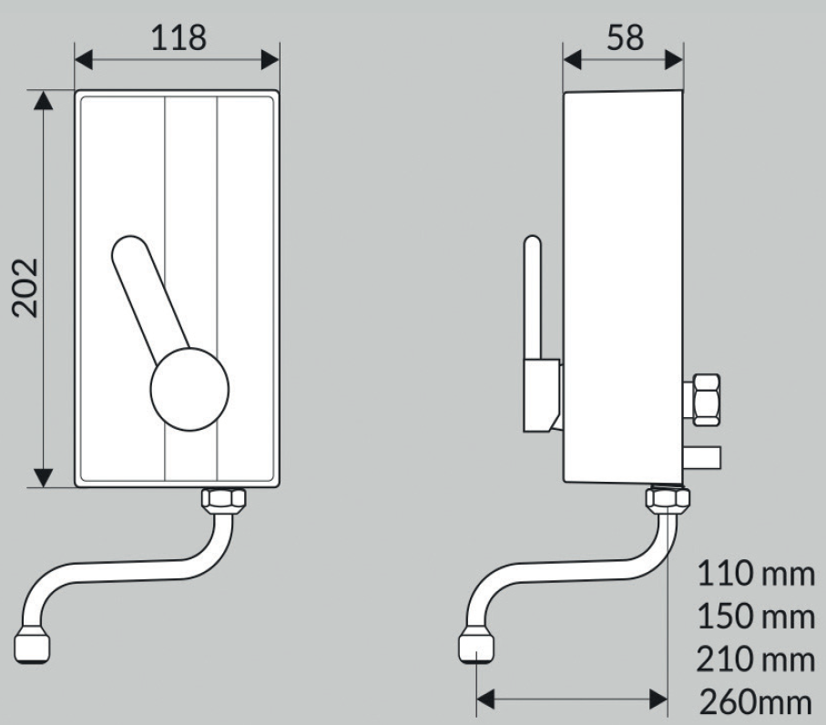Hi-Therm JET-MIX 5.5 dimensions
